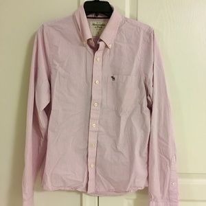 Abercrombie Fitch youth button down muscle shirt